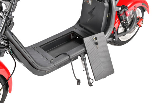 Электроскутер WHITE SIBERIA PRO MAX 3950W, красный