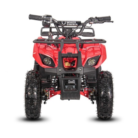Детский электроквадроцикл WHITE SIBERIA SNEG MINI RED 1000W