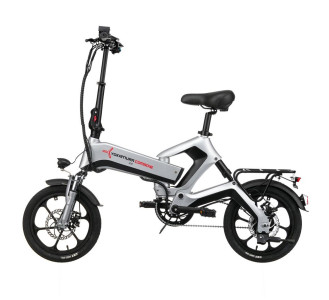 Электровелосипед Yokamura Combo c подвеской, серый