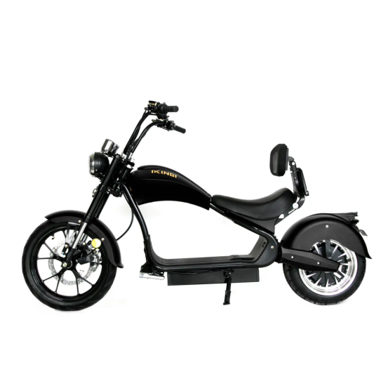 Электрический скутер Ikingi Chopper черный