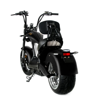 Электрический скутер Ikingi Chopper черный