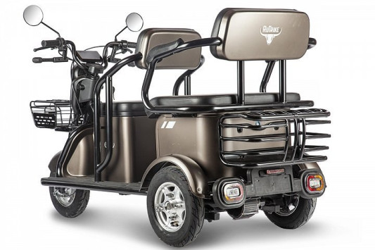 Электротрицикл Rutrike Караван, зеленый